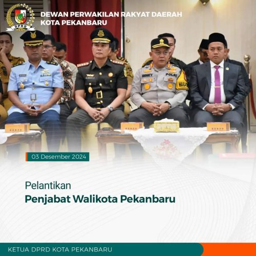 Pelantikan Pejabat Walikota Pekanbaru Tahun 2024