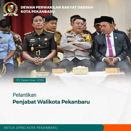 Pelantikan Pejabat Walikota Pekanbaru Tahun 2024