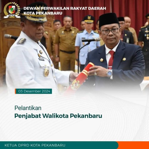 Pelantikan Pejabat Walikota Pekanbaru Tahun 2024